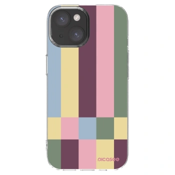 Picasee silikonowe przeźroczyste etui na Apple iPhone 15 - Lobby tiles