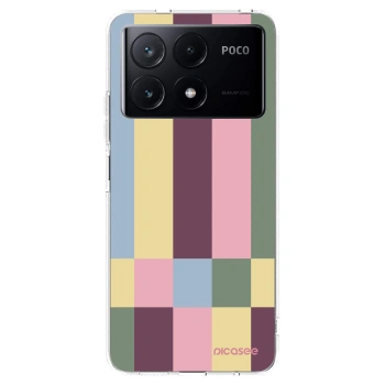 Picasee silikonowe przeźroczyste etui na Xiaomi Poco X6 Pro - Lobby tiles