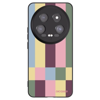 Picasee silikonowe czarne etui na Xiaomi 14 Ultra - Lobby tiles