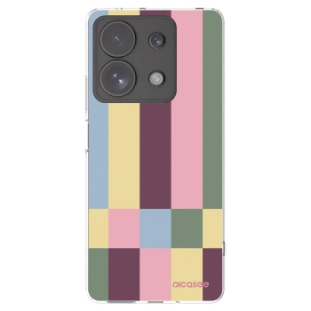 Picasee silikonowe przeźroczyste etui na Xiaomi Redmi Note 13 Pro 4G - Lobby tiles