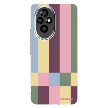 Picasee silikonowe przeźroczyste etui na Honor 200 Pro 5G - Lobby tiles