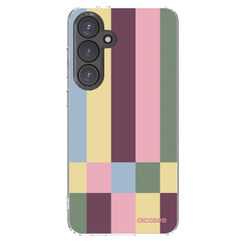Picasee silikonowe przeźroczyste etui na Samsung Galaxy S24 FE S721B - Lobby tiles