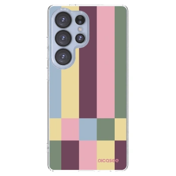 Picasee silikonowe przeźroczyste etui na Samsung Galaxy S25 Ultra 5G - Lobby tiles