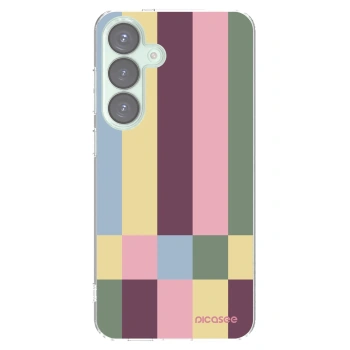 Picasee silikonowe przeźroczyste etui na Samsung Galaxy S25+ 5G - Lobby tiles