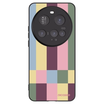 Picasee silikonowe czarne etui na Xiaomi 15 Ultra - Lobby tiles