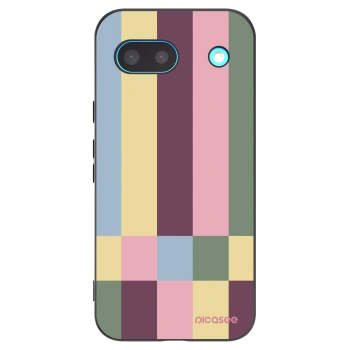 Picasee silikonowe czarne etui na Google Pixel 8a - Lobby tiles