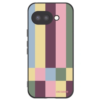 Picasee silikonowe czarne etui na Google Pixel 9a - Lobby tiles