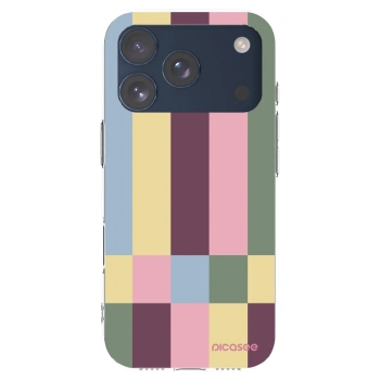 Picasee silikonowe przeźroczyste etui na Apple iPhone 17 Pro - Lobby tiles