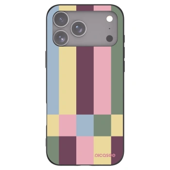 Picasee silikonowe czarne etui na Apple iPhone 17 Pro Max - Lobby tiles