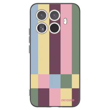 Picasee silikonowe czarne etui na Xiaomi 15T Pro - Lobby tiles