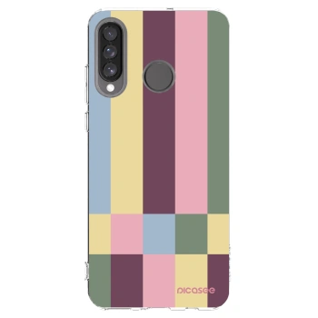Picasee silikonowe przeźroczyste etui na Huawei P30 Lite - Lobby tiles