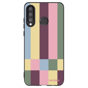 Picasee silikonowe czarne etui na Huawei P30 Lite - Lobby tiles