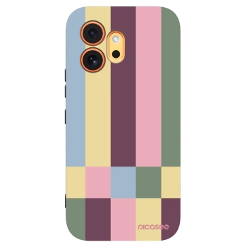 Picasee silikonowe czarne etui na Honor 600 - Lobby tiles