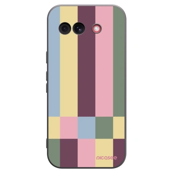 Picasee silikonowe czarne etui na Google Pixel 10a - Lobby tiles