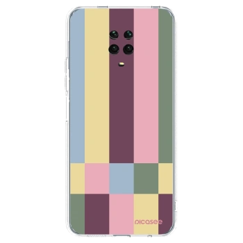 Picasee silikonowe przeźroczyste etui na Xiaomi Redmi Note 9 Pro - Lobby tiles