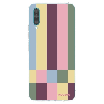 Picasee silikonowe przeźroczyste etui na Samsung Galaxy A30s A307F - Lobby tiles
