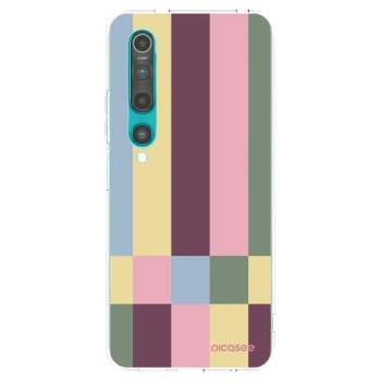 Picasee silikonowe przeźroczyste etui na Xiaomi Mi 10 - Lobby tiles