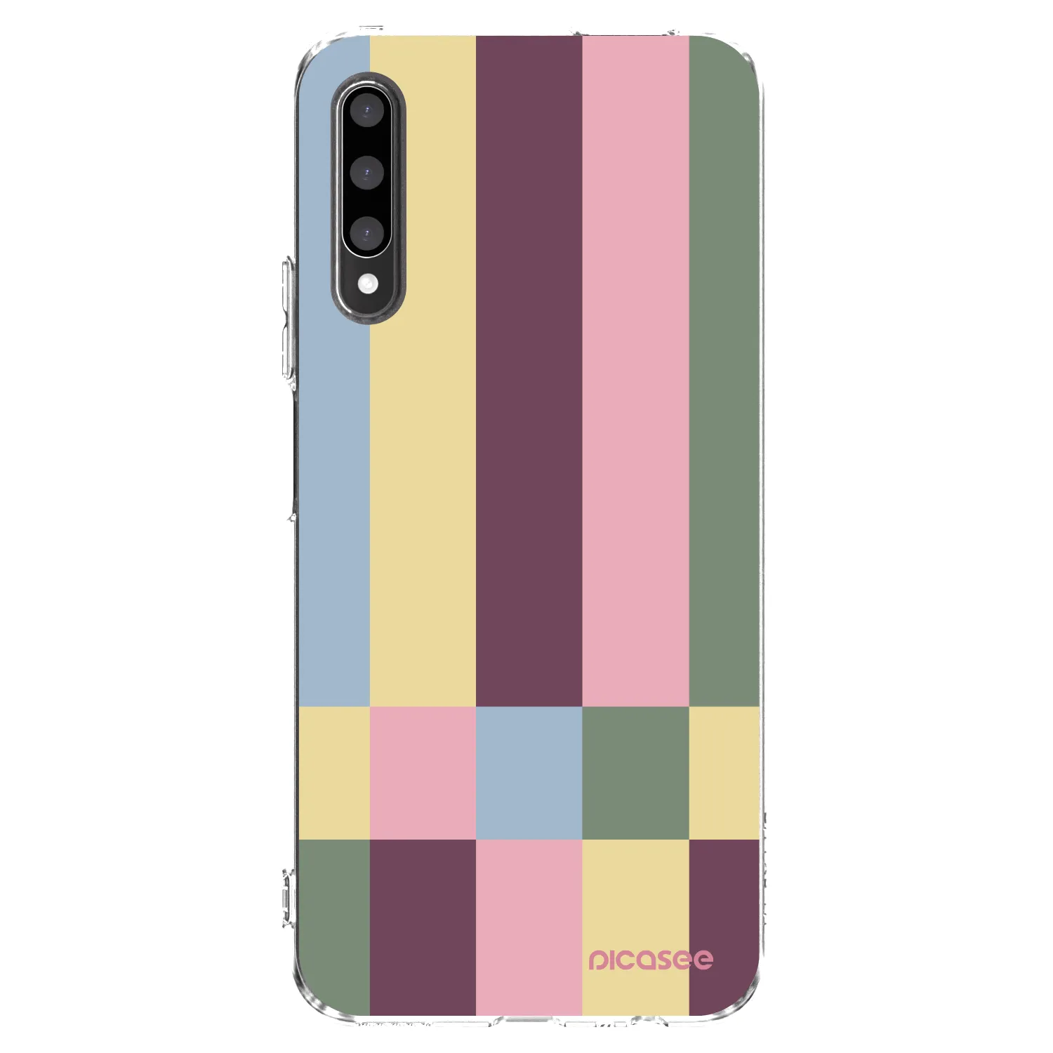 Picasee silikonowe przeźroczyste etui na Honor 9X Pro - Lobby tiles