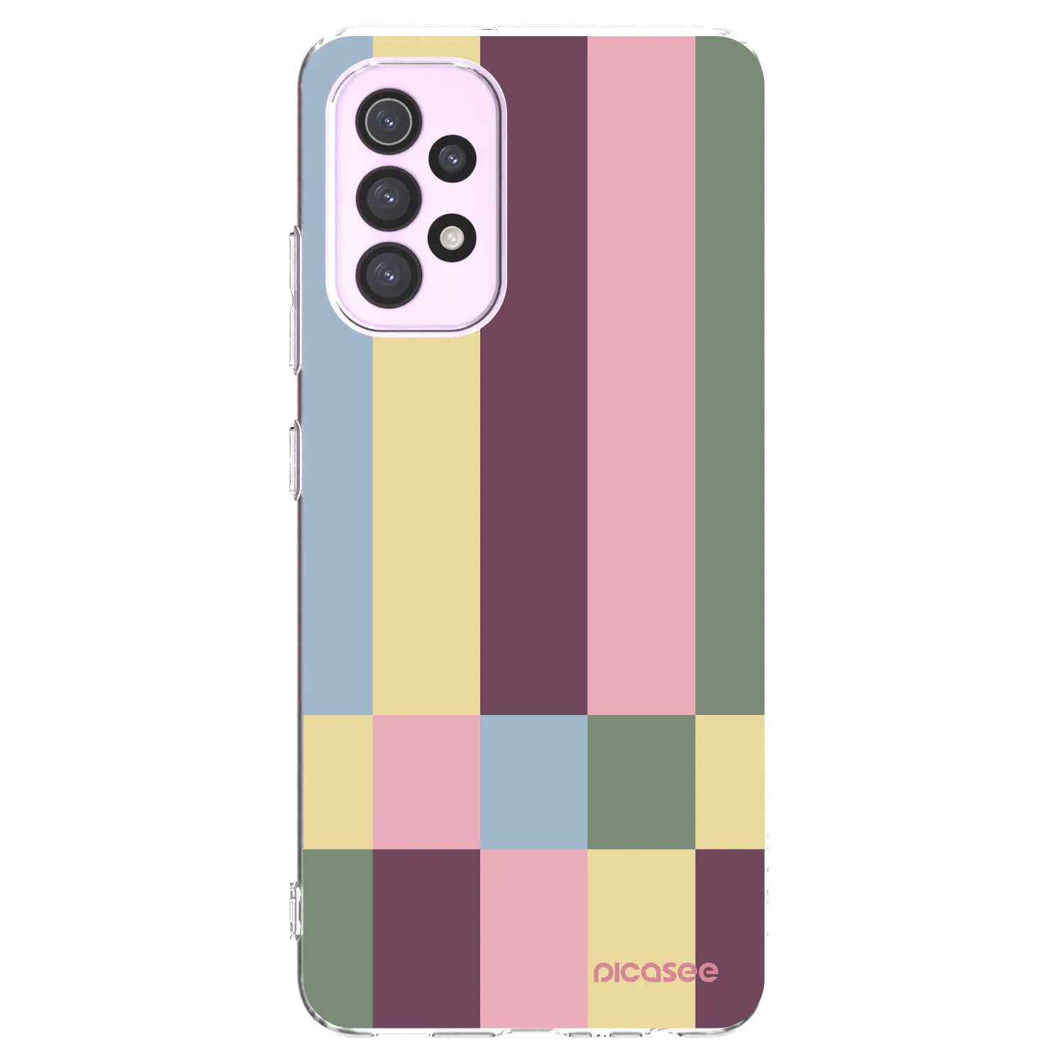Picasee silikonowe przeźroczyste etui na Samsung Galaxy A32 5G A326B - Lobby tiles