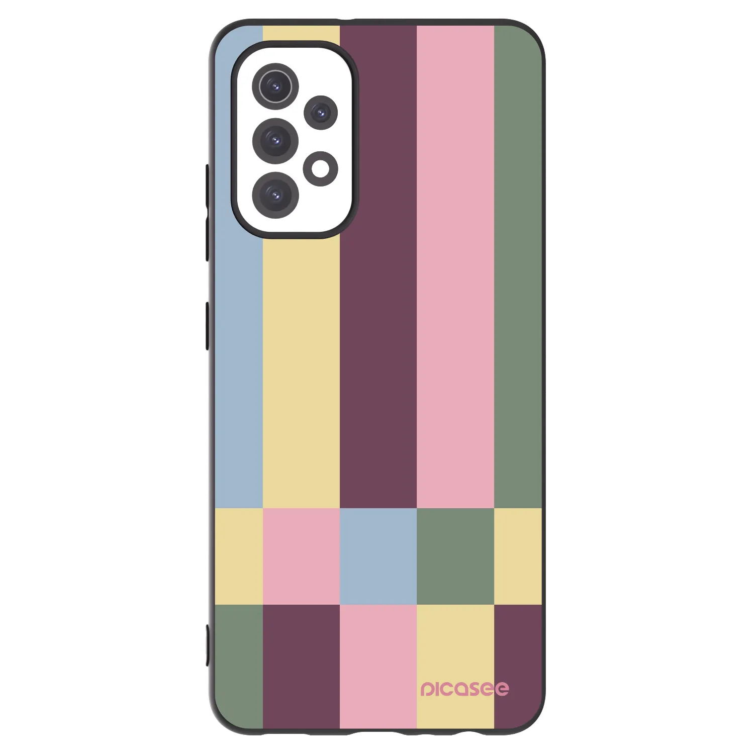 Picasee silikonowe czarne etui na Samsung Galaxy A32 5G A326B - Lobby tiles