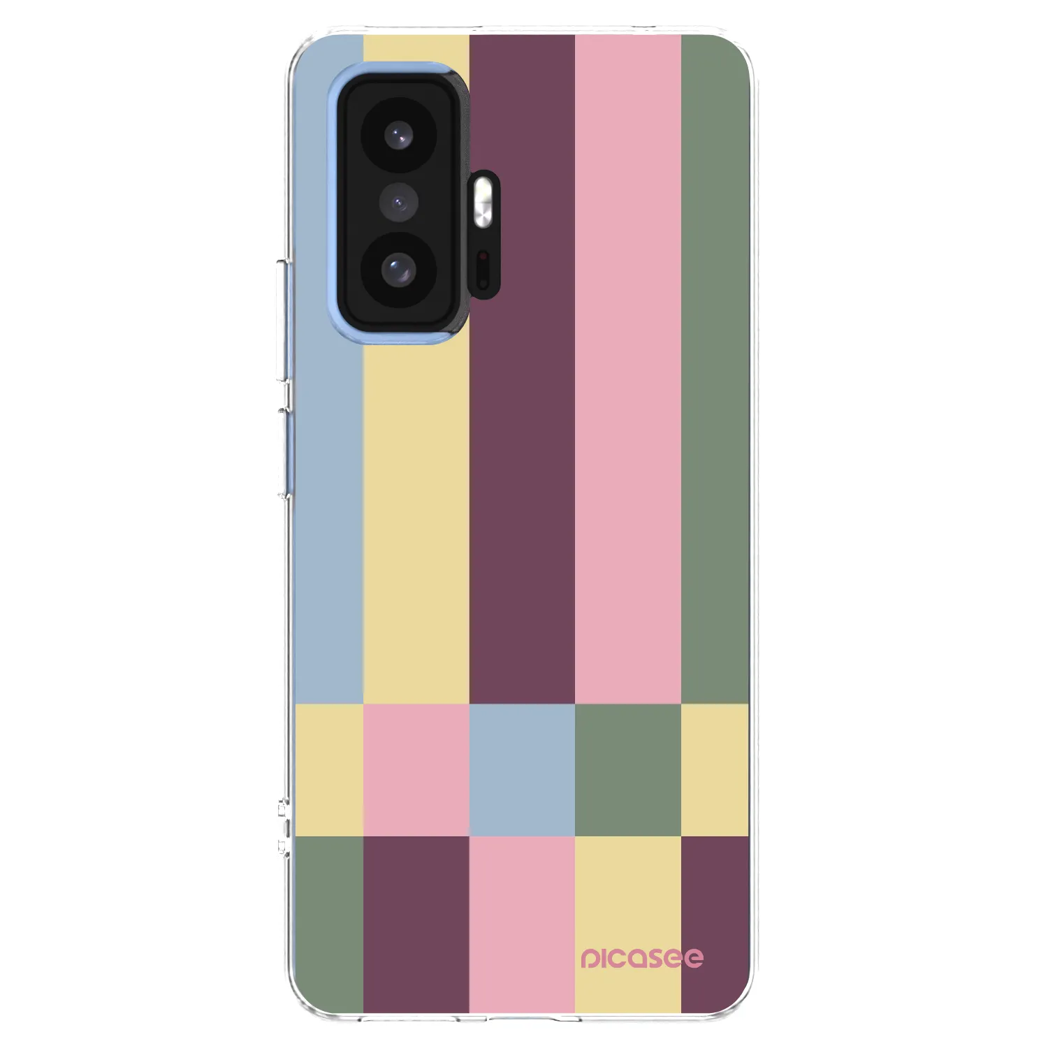 Picasee silikonowe przeźroczyste etui na Xiaomi 11T - Lobby tiles
