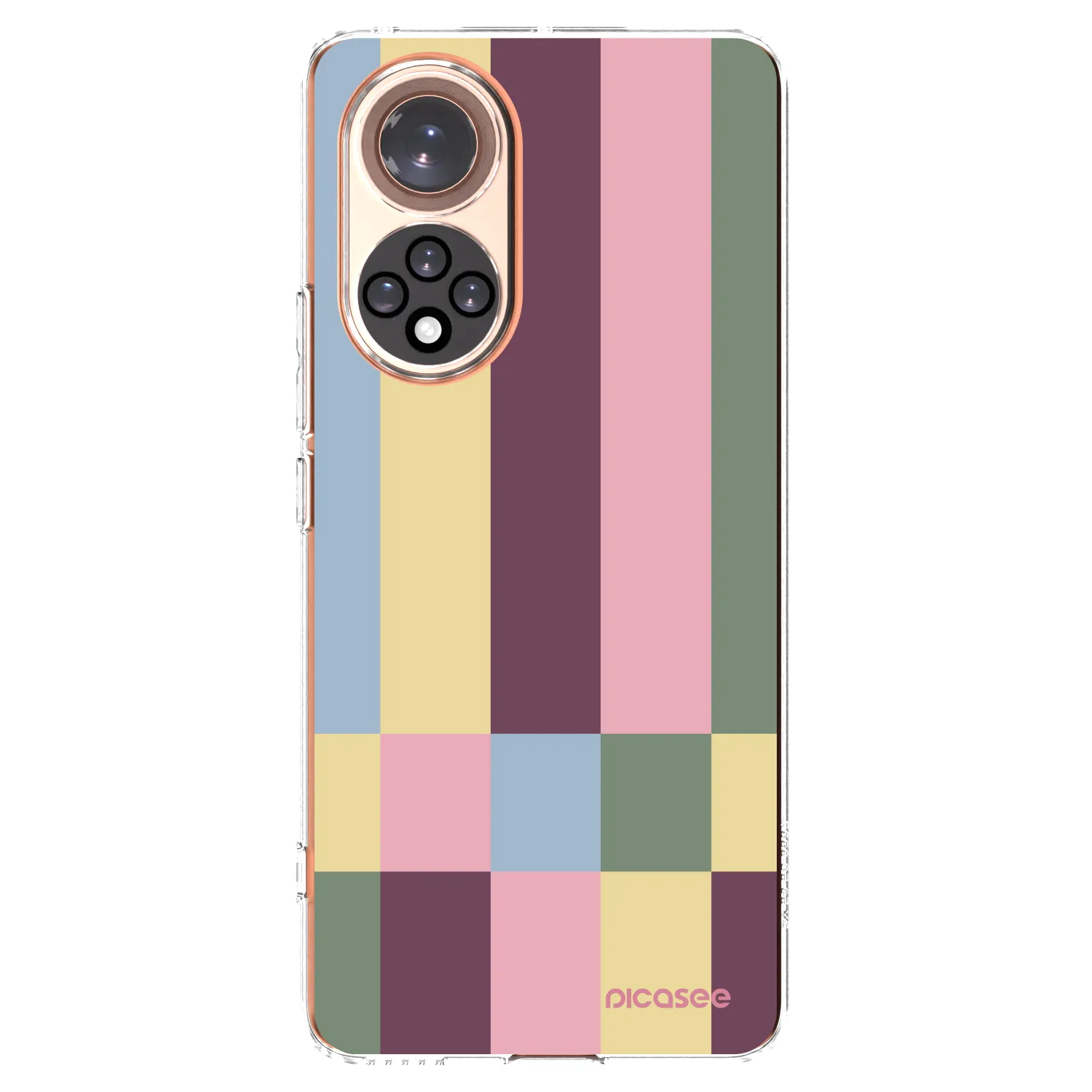 Picasee silikonowe przeźroczyste etui na Huawei Nova 9 - Lobby tiles