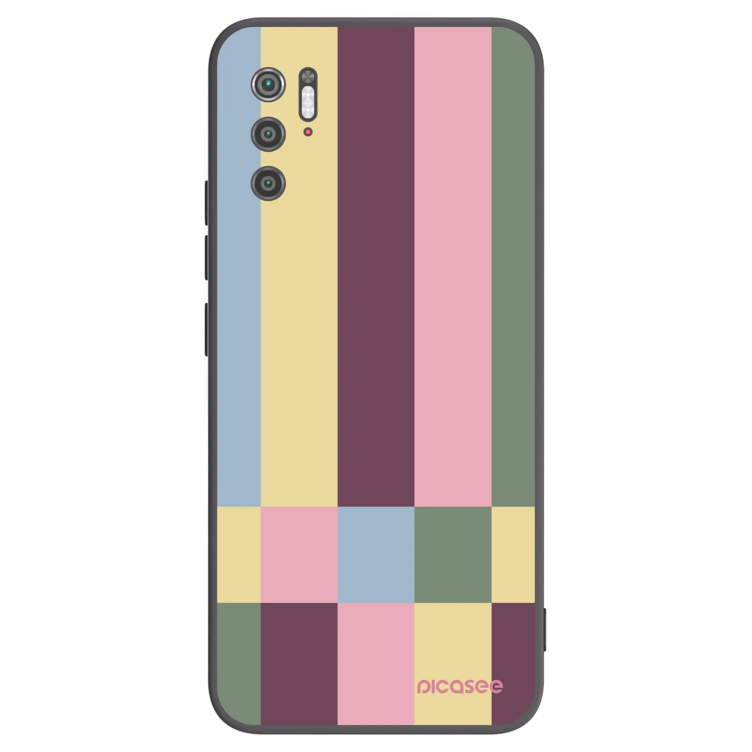 Picasee silikonowe czarne etui na Xiaomi Poco M3 Pro 5G - Lobby tiles