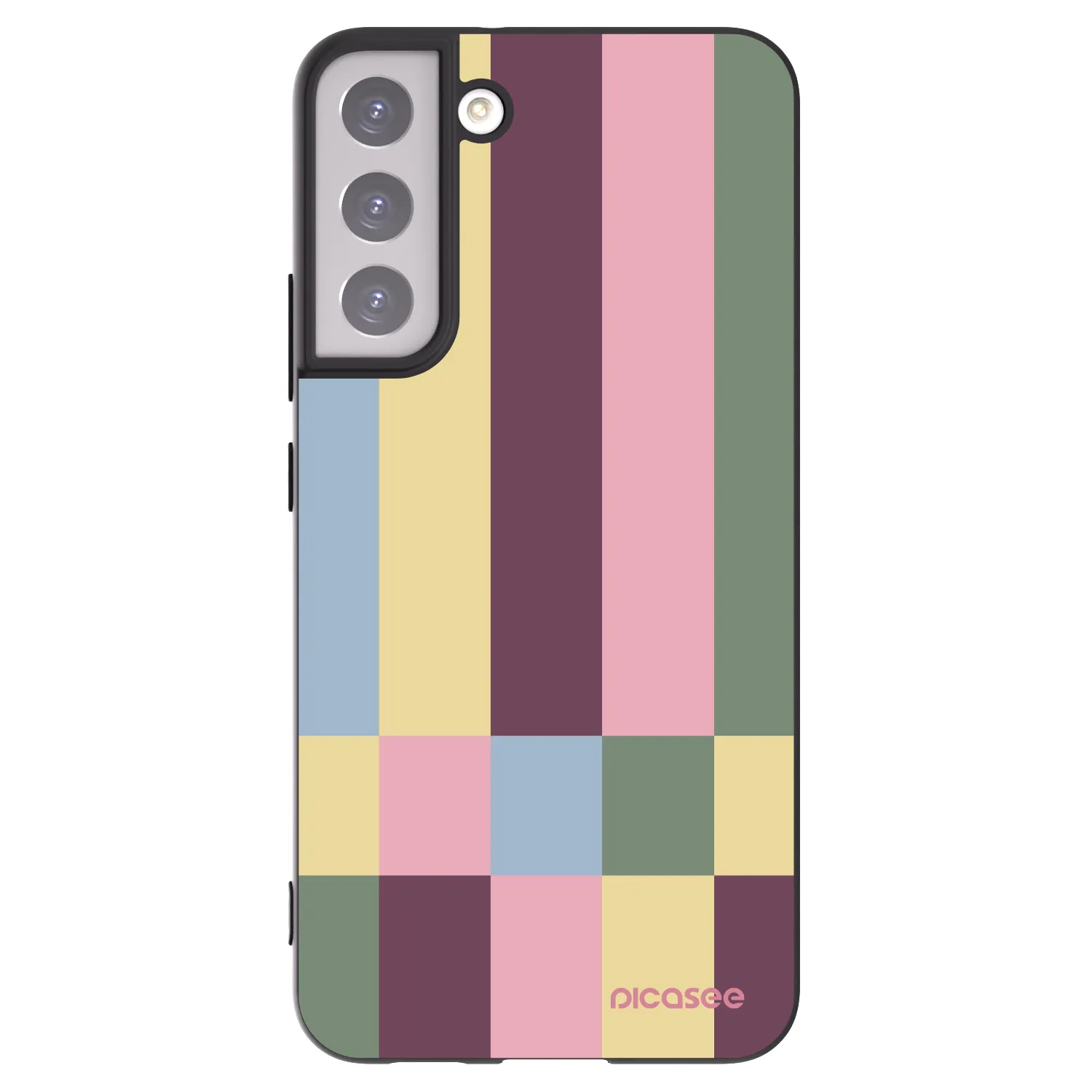 Picasee silikonowe czarne etui na Samsung Galaxy S22+ 5G - Lobby tiles