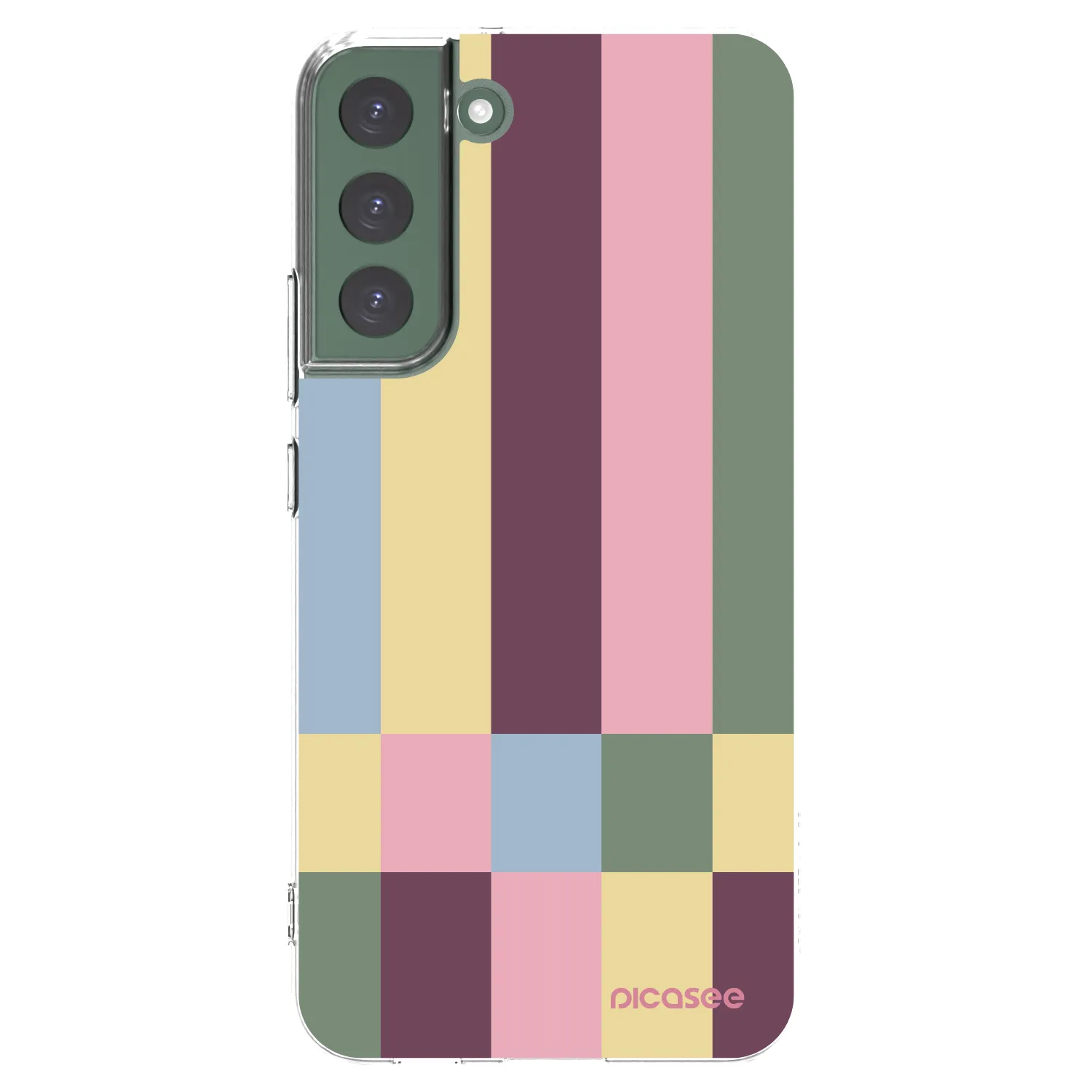 Picasee silikonowe przeźroczyste etui na Samsung Galaxy S22+ 5G - Lobby tiles