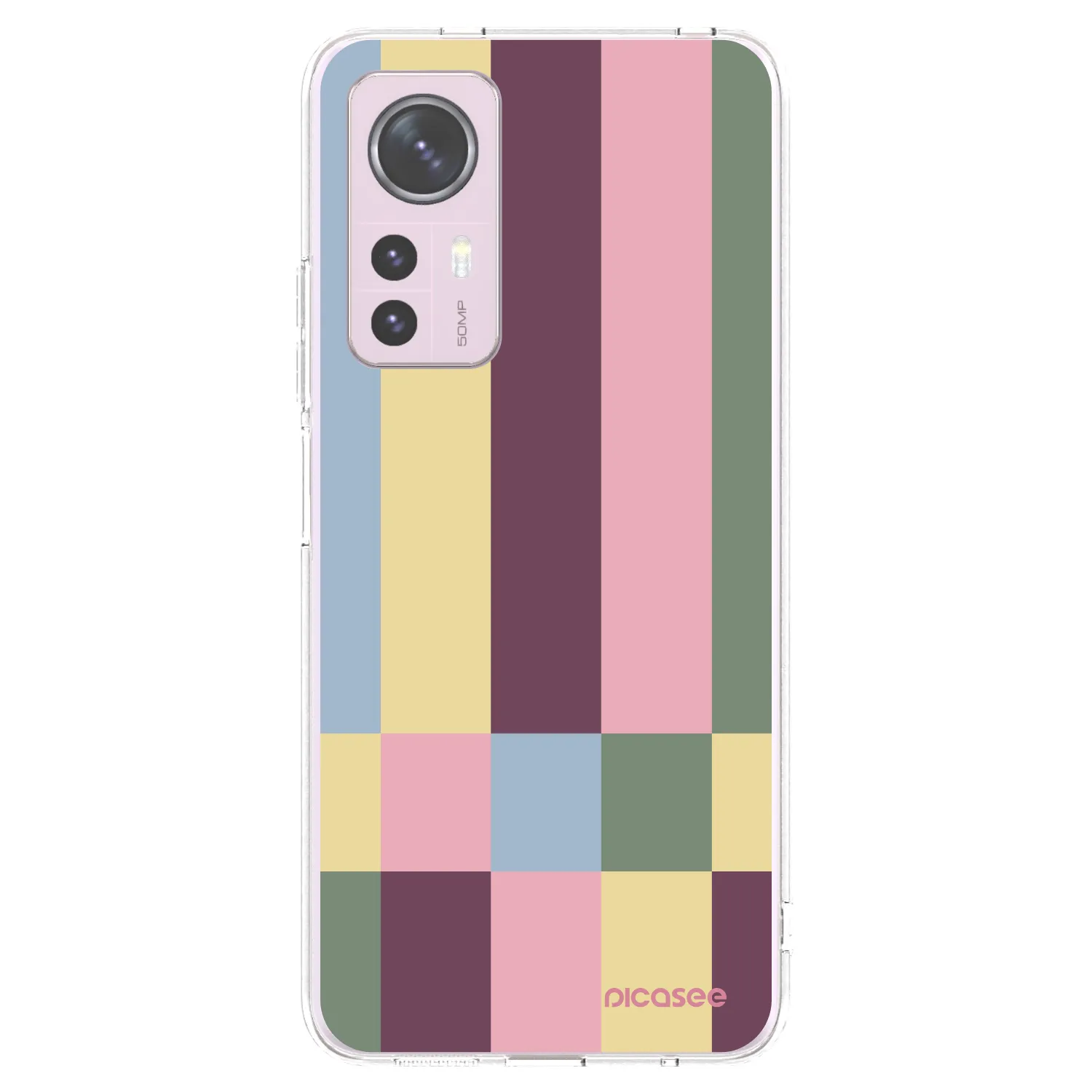Picasee silikonowe przeźroczyste etui na Xiaomi 12 - Lobby tiles
