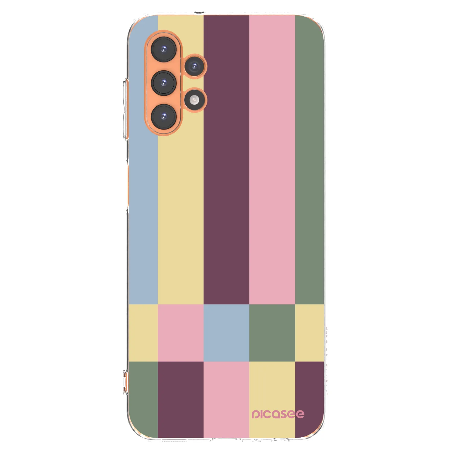 Picasee silikonowe przeźroczyste etui na Samsung Galaxy A13 4G A135 - Lobby tiles