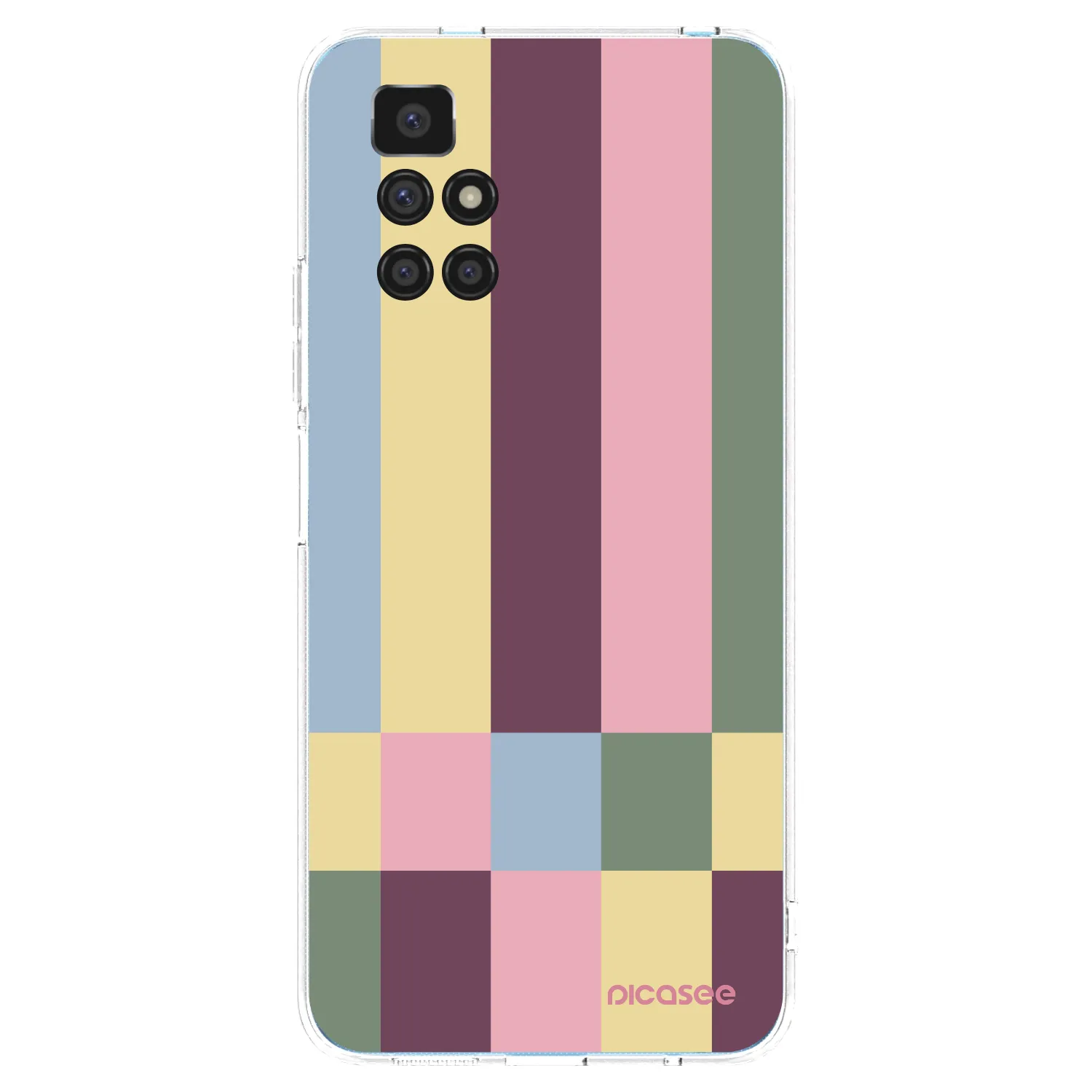 Picasee silikonowe przeźroczyste etui na Xiaomi Redmi 10 (2022) - Lobby tiles