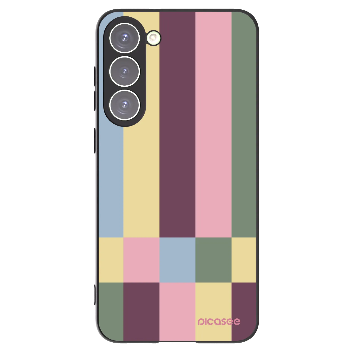 Picasee silikonowe czarne etui na Samsung Galaxy S23+ 5G - Lobby tiles