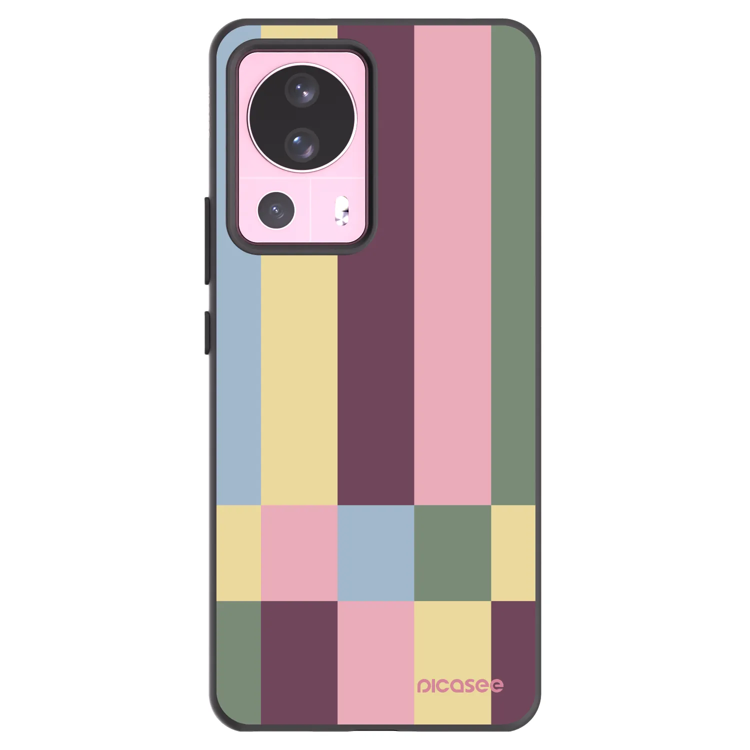 Picasee silikonowe czarne etui na Xiaomi 13 Lite - Lobby tiles