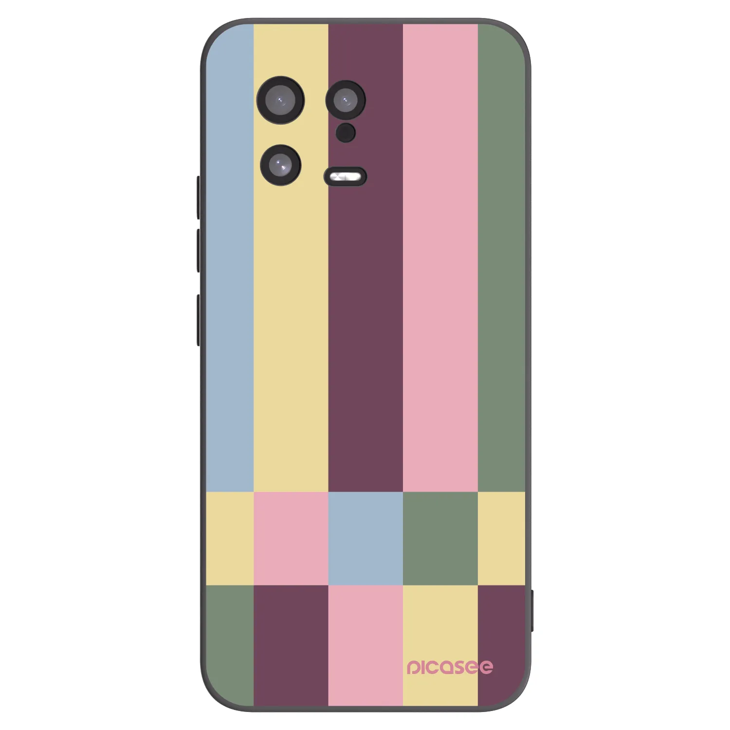 Picasee silikonowe czarne etui na Xiaomi 13 - Lobby tiles