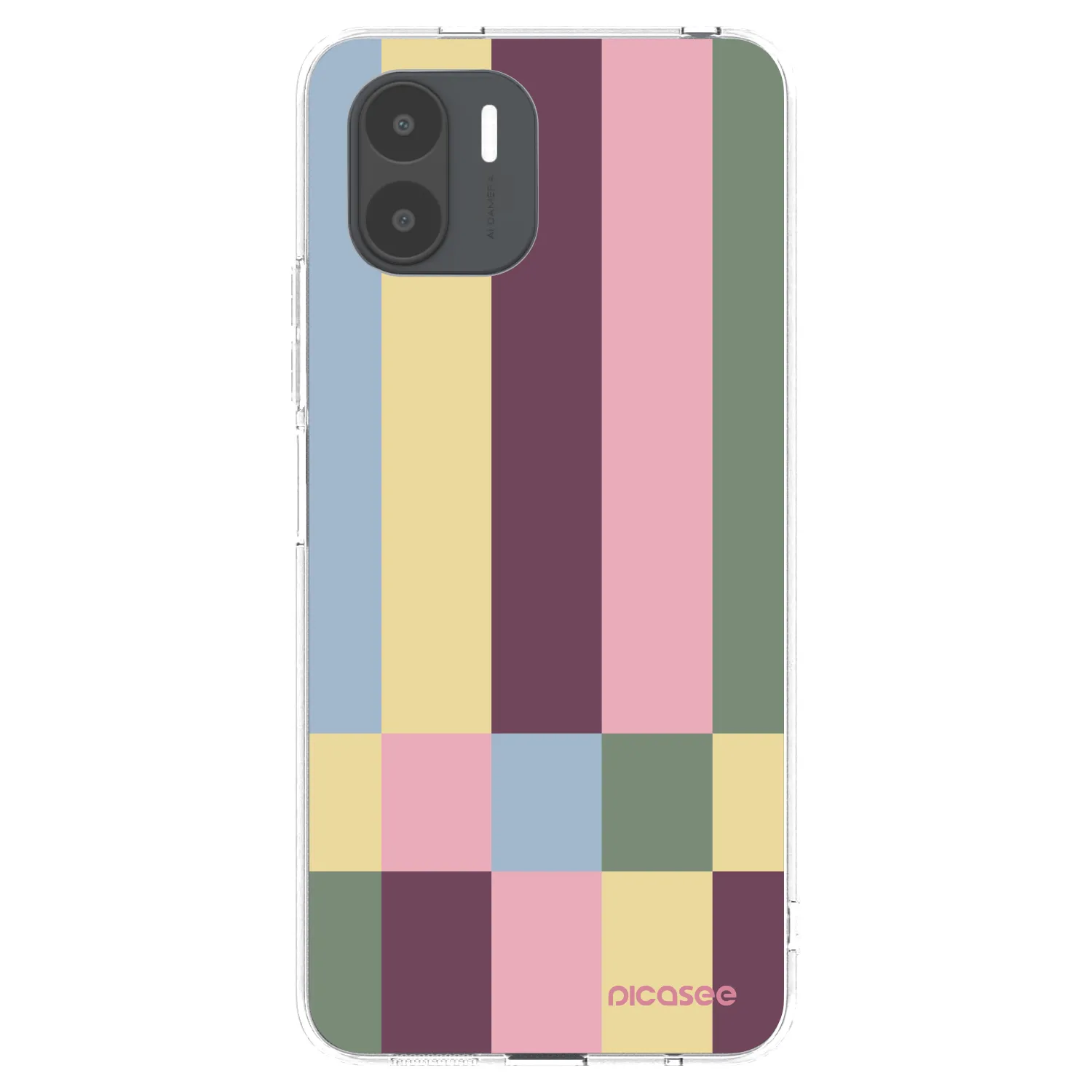 Picasee silikonowe przeźroczyste etui na Xiaomi Redmi A2 - Lobby tiles