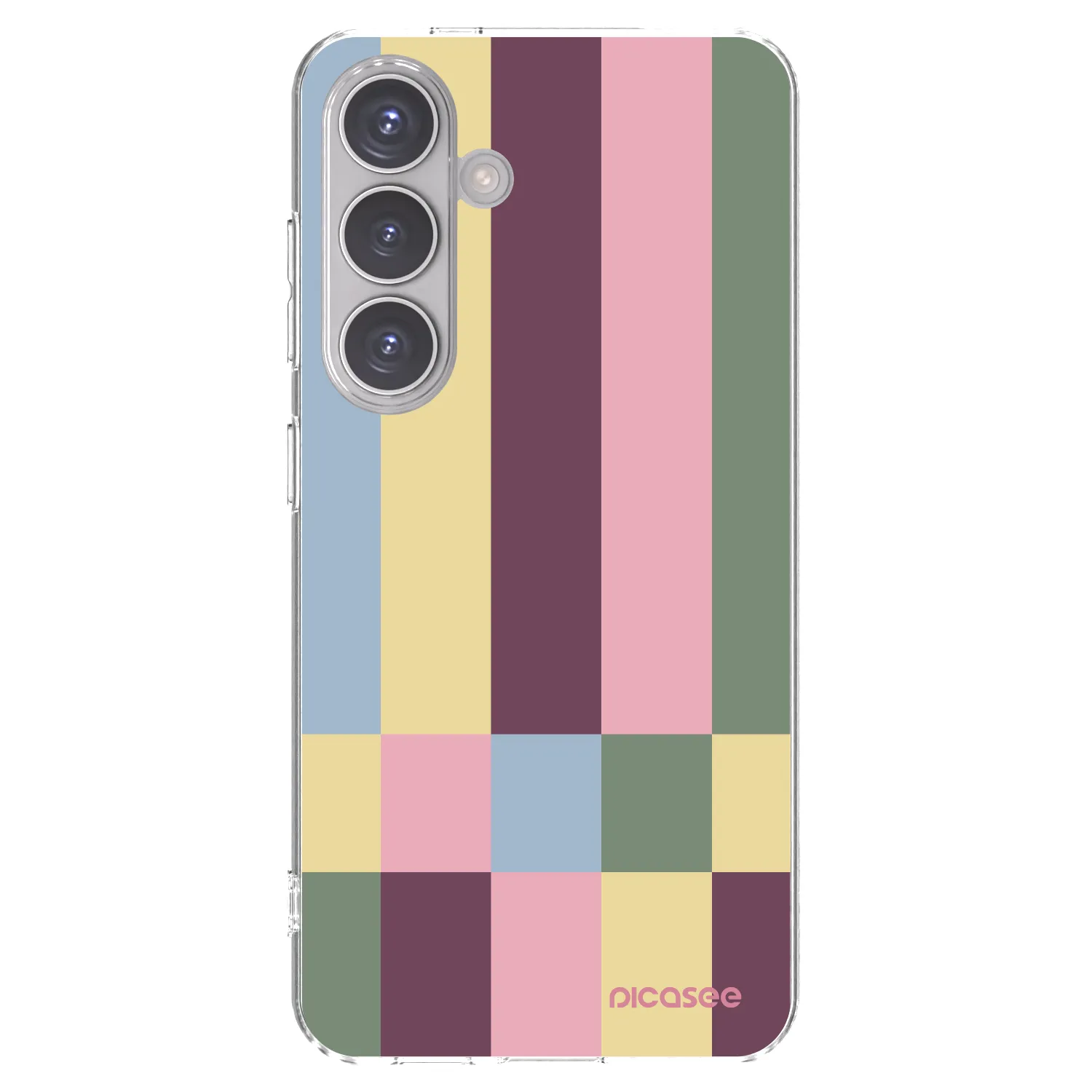Picasee silikonowe przeźroczyste etui na Samsung Galaxy S24 S921B 5G - Lobby tiles