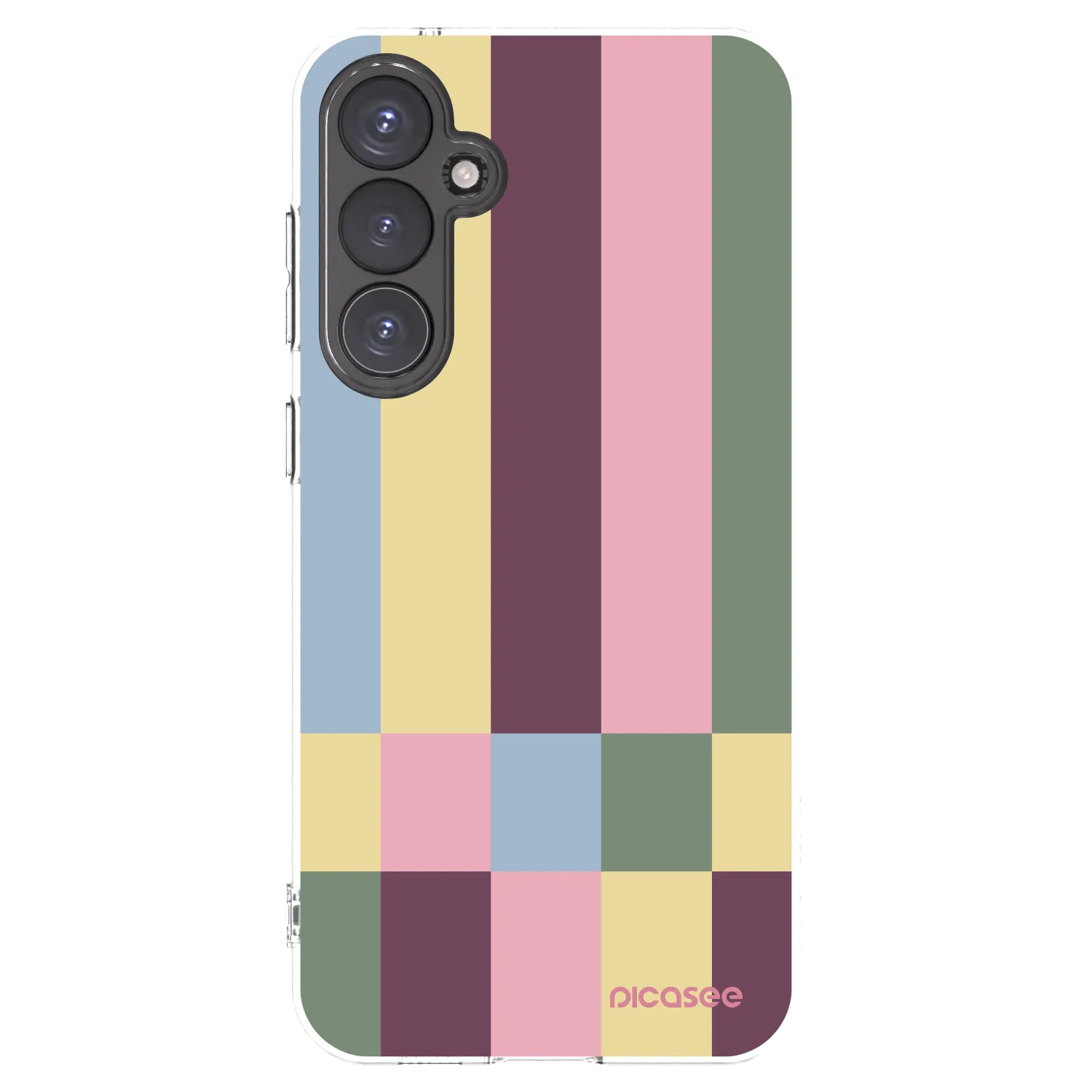 Picasee silikonowe przeźroczyste etui na Samsung Galaxy S23 FE S711B - Lobby tiles