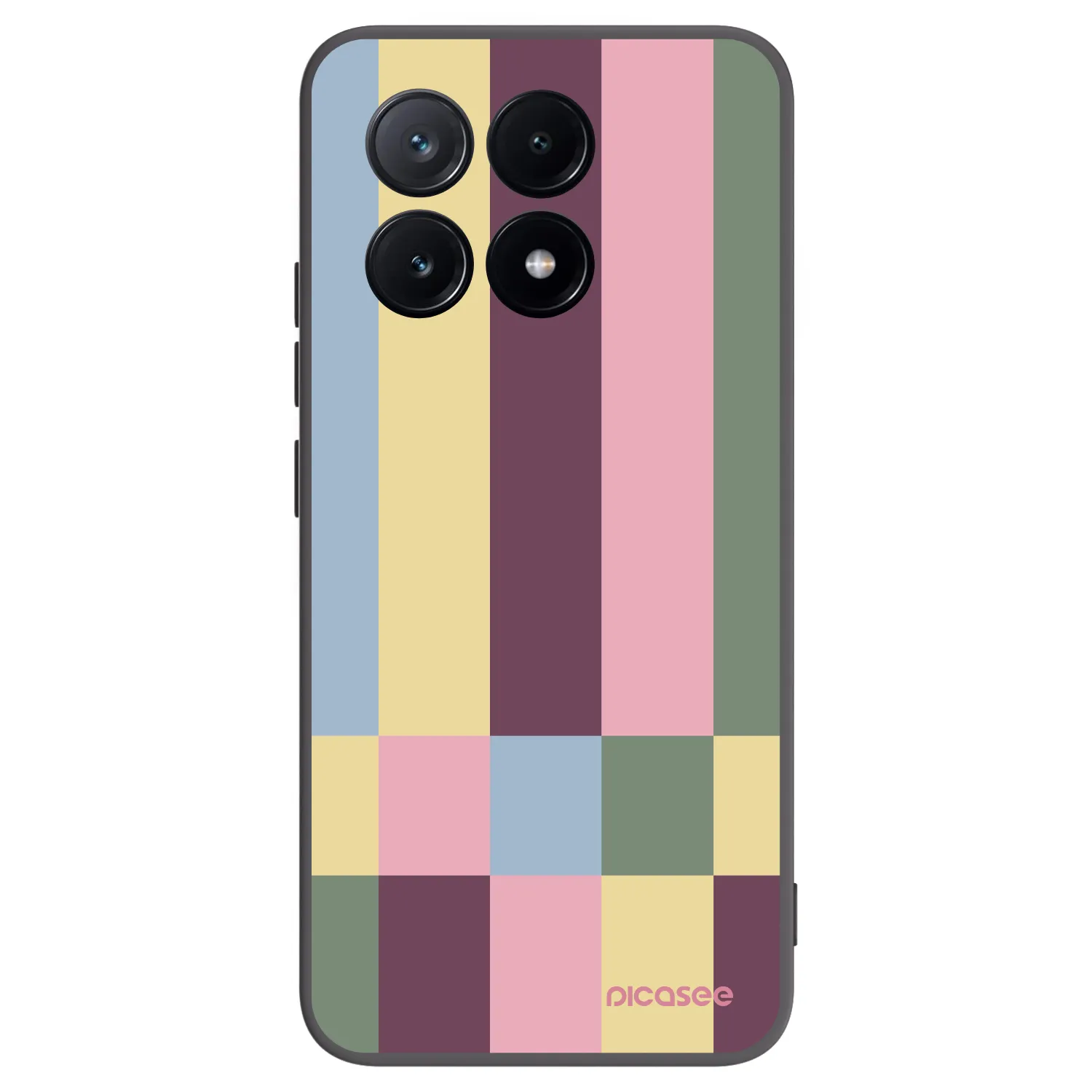 Picasee silikonowe czarne etui na Xiaomi Poco X6 Pro - Lobby tiles