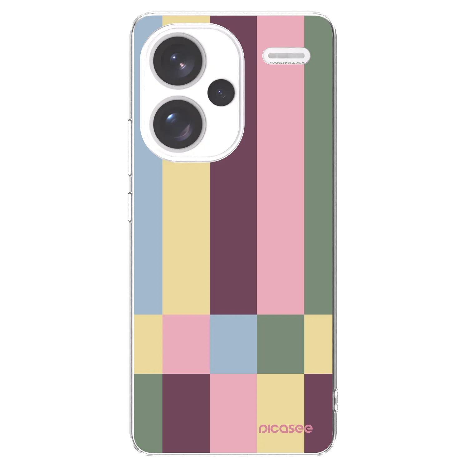 Picasee silikonowe przeźroczyste etui na Xiaomi Redmi Note 13 Pro+ 5G - Lobby tiles