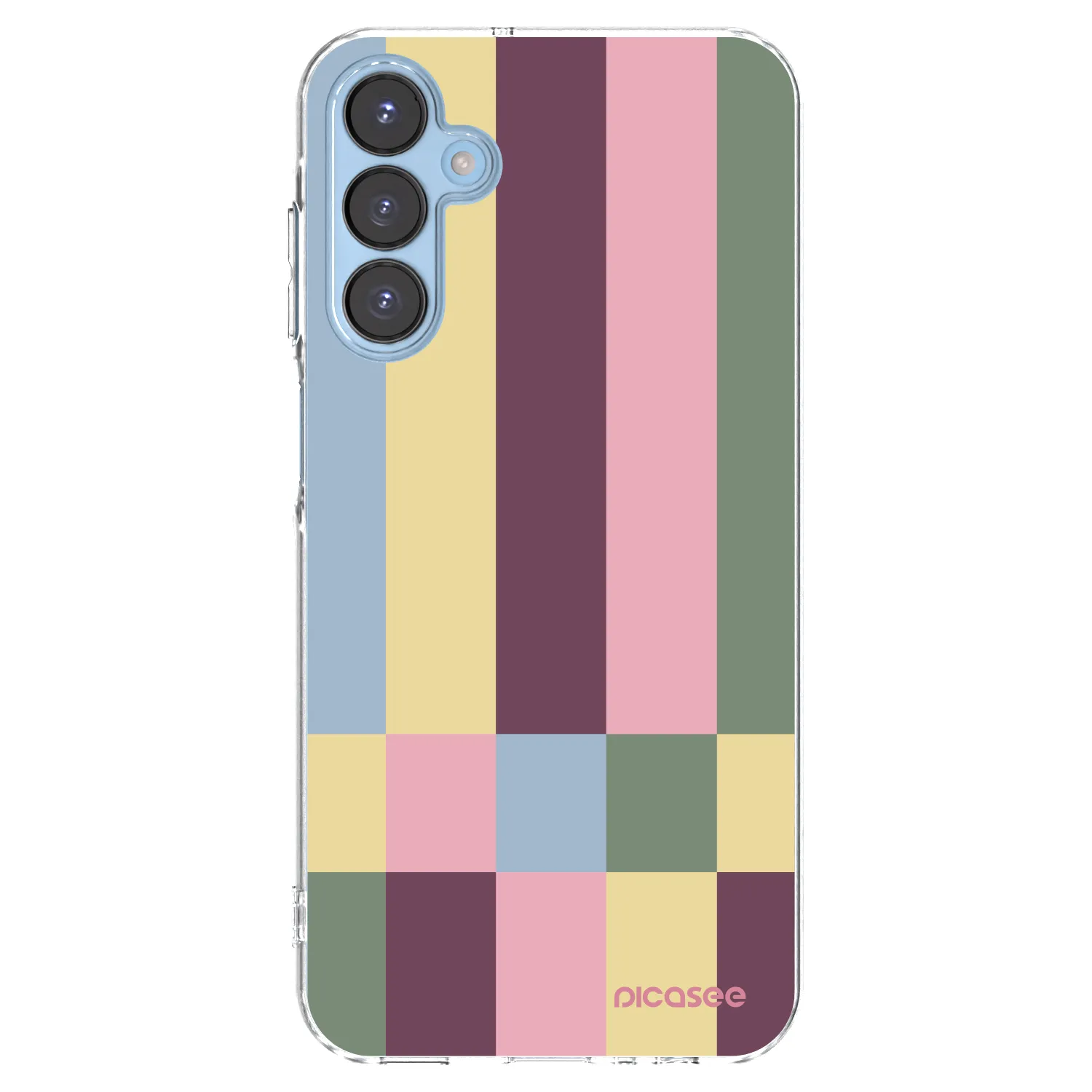 Picasee silikonowe przeźroczyste etui na Samsung Galaxy A15 A156B 5G - Lobby tiles