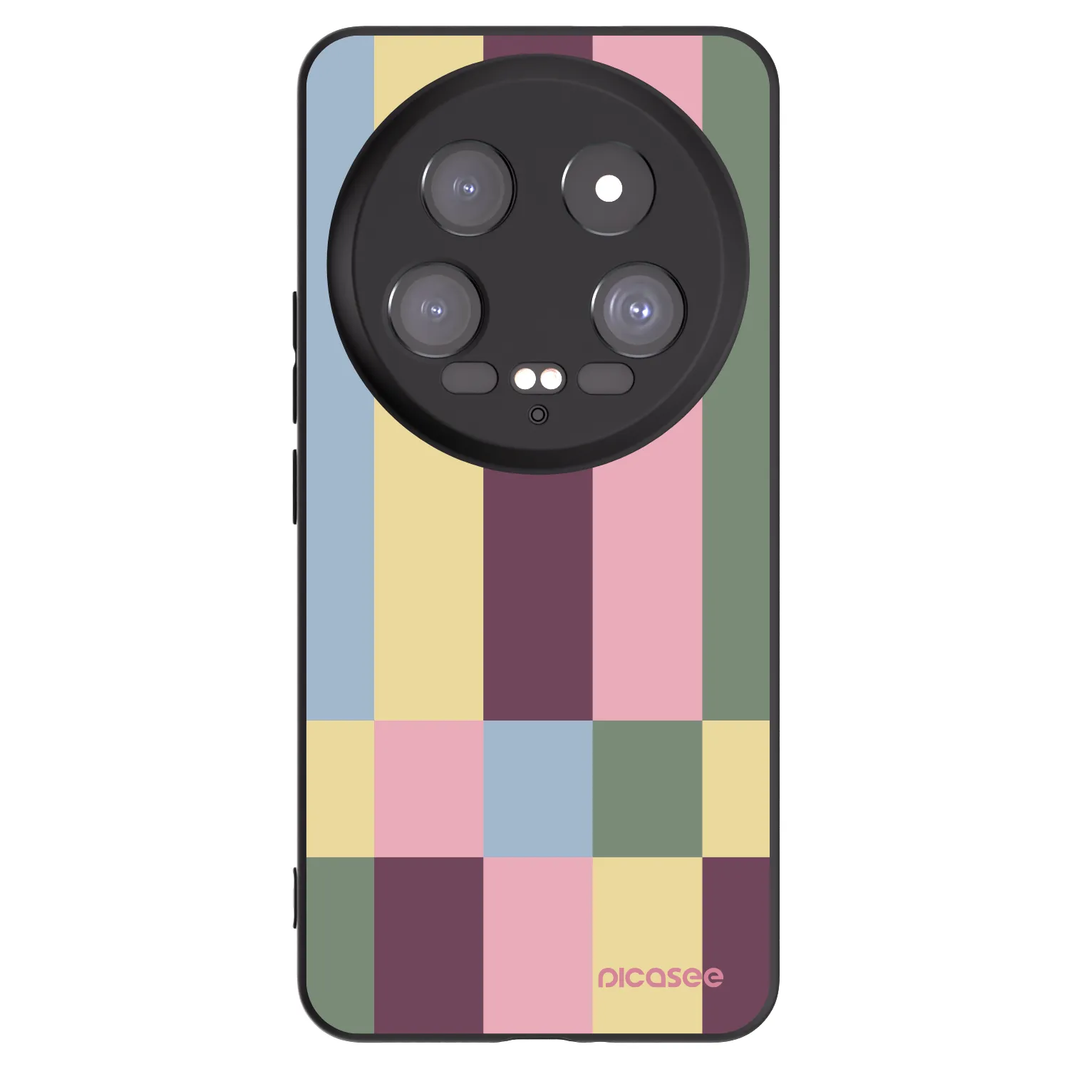 Picasee silikonowe czarne etui na Xiaomi 14 Ultra - Lobby tiles