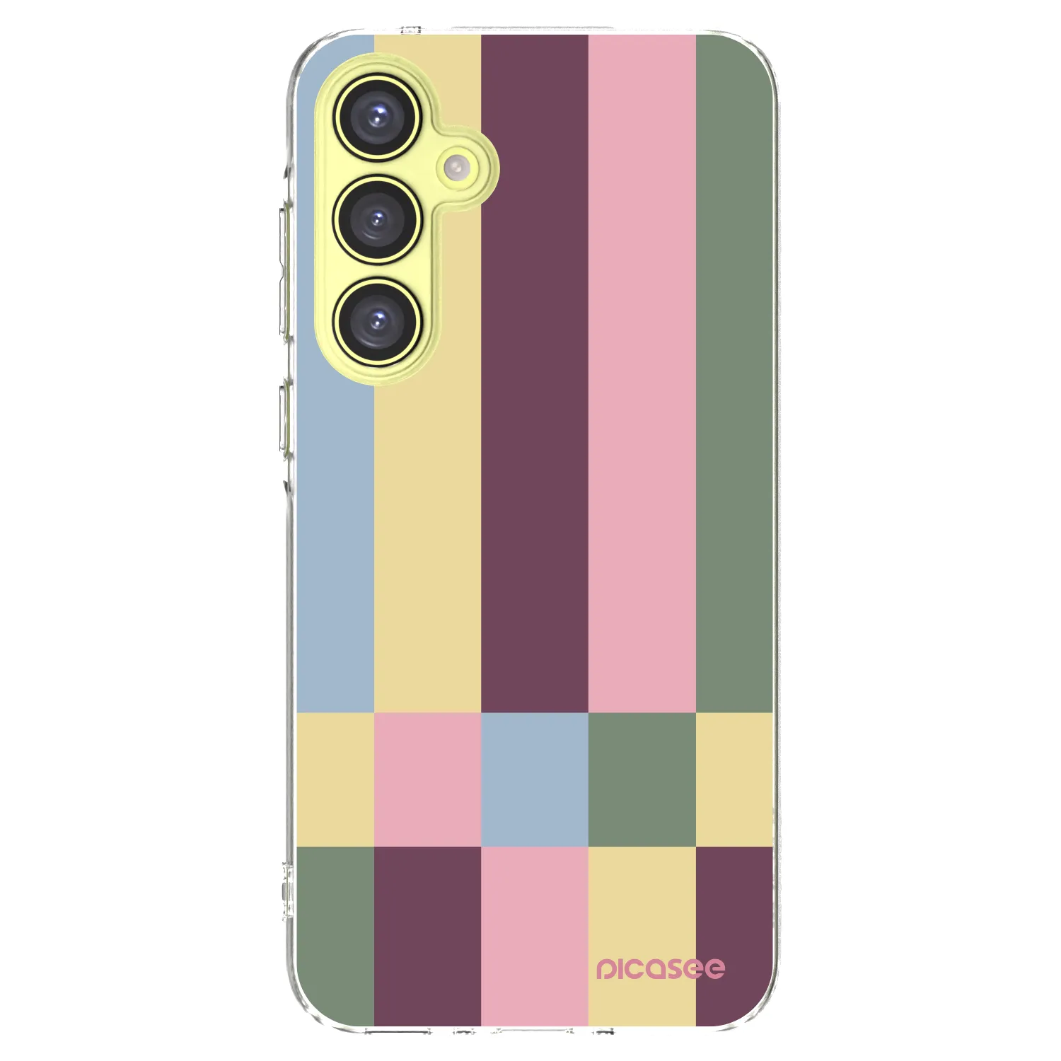 Picasee silikonowe przeźroczyste etui na Samsung Galaxy A35 5G A356B - Lobby tiles