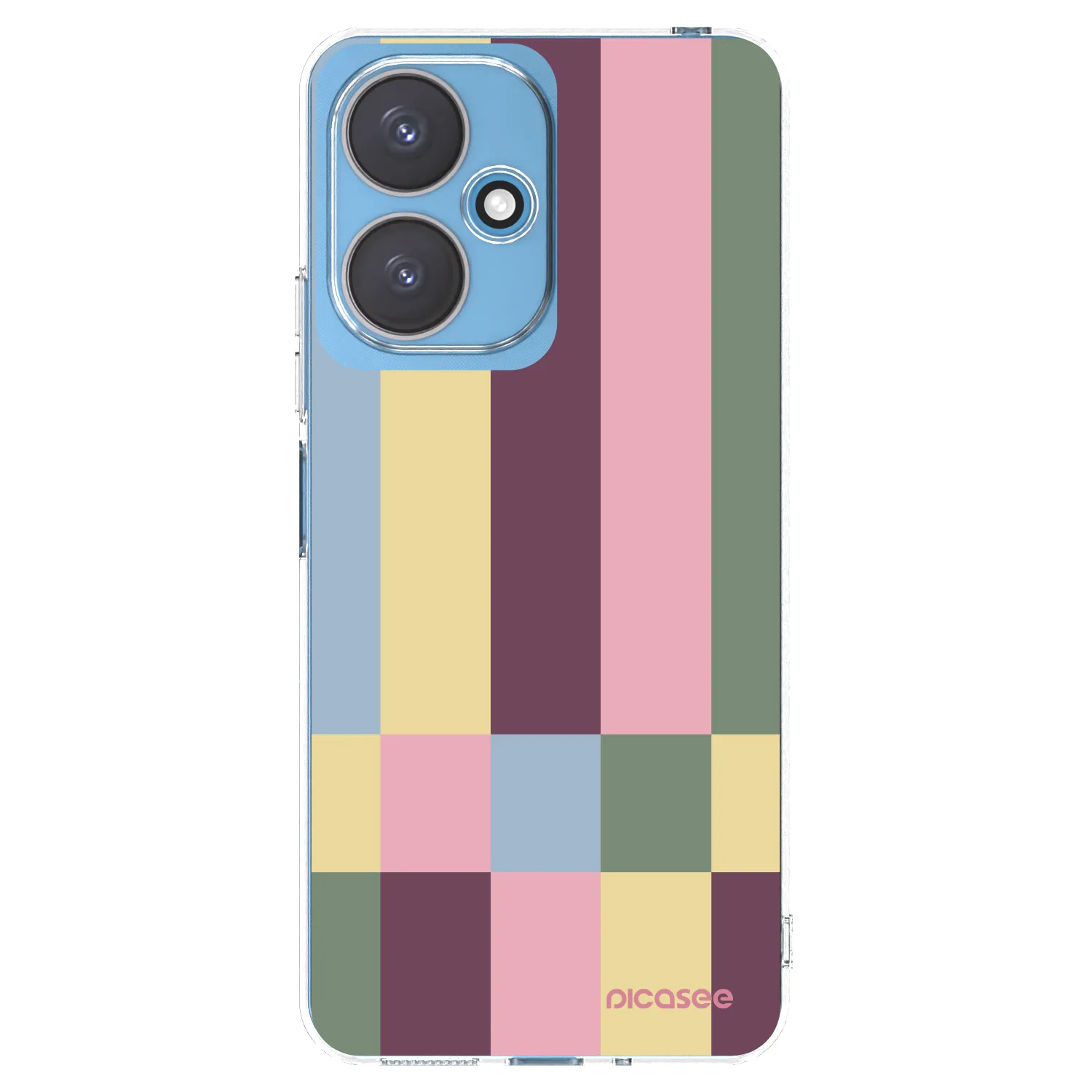 Picasee silikonowe przeźroczyste etui na Xiaomi Redmi 13C 5G - Lobby tiles