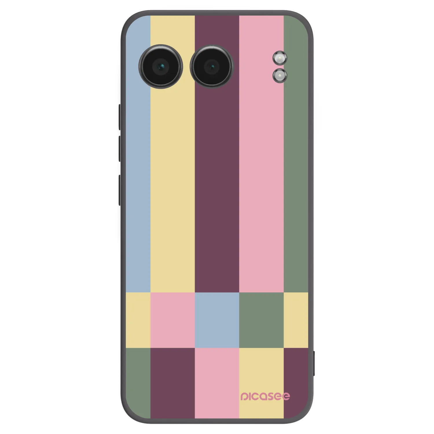 Picasee silikonowe czarne etui na OnePlus Nord 4 - Lobby tiles