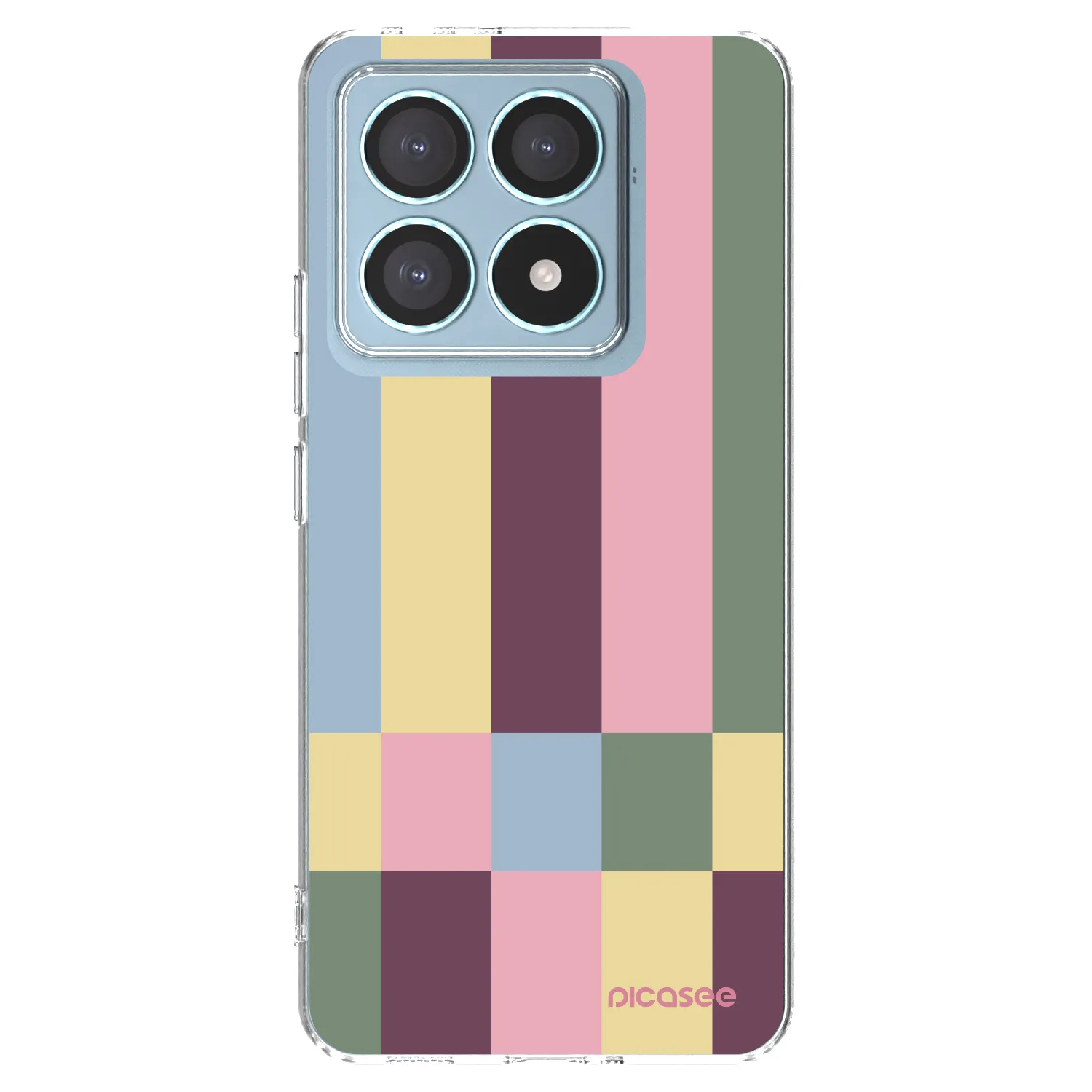 Picasee silikonowe przeźroczyste etui na Xiaomi 14T Pro - Lobby tiles