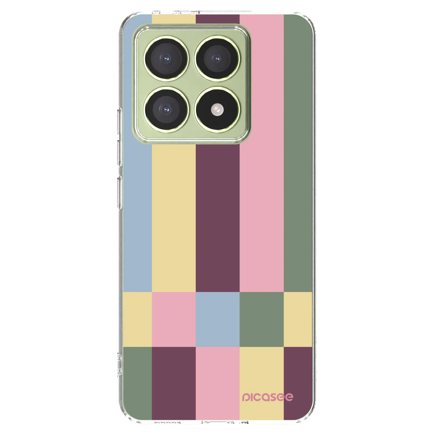 Picasee silikonowe przeźroczyste etui na Xiaomi 14T - Lobby tiles