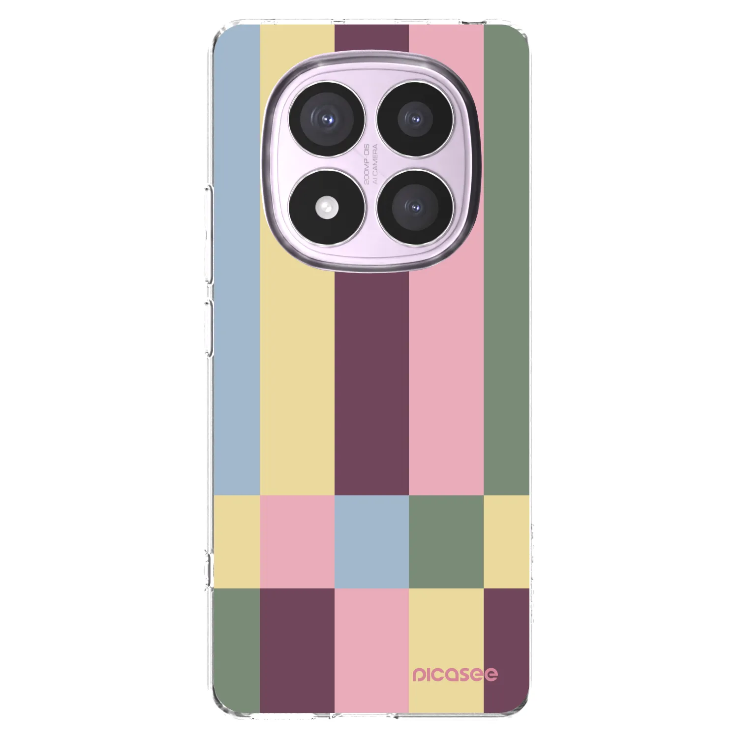 Picasee silikonowe przeźroczyste etui na Xiaomi Redmi Note 14 Pro 5G - Lobby tiles