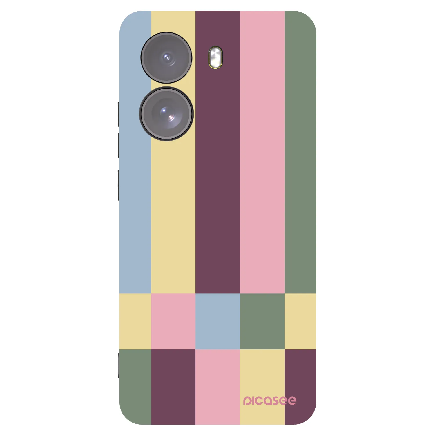 Picasee silikonowe czarne etui na Xiaomi Poco X7 - Lobby tiles