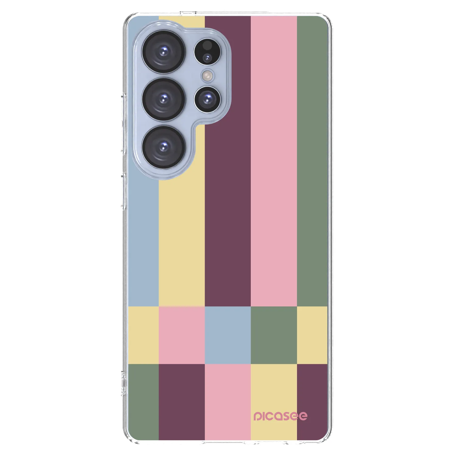 Picasee silikonowe przeźroczyste etui na Samsung Galaxy S25 Ultra 5G - Lobby tiles